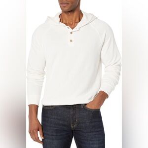 Velvet by‎ Graham & Spencer Men's Cameron Luxe Fleece Henley Hoodie, XXL NWT